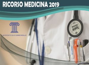 RICORSO TEST MEDICINA 2019 avv. elio errichiello